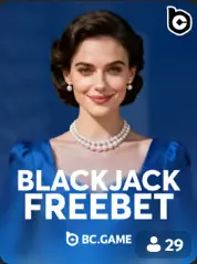 Blackjack Freebet BC Game Greece game cover