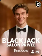 Blackjack Salon Privee BC Game Greece game cover
