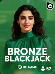 Bronze Blackjack BC Game Greece game cover
