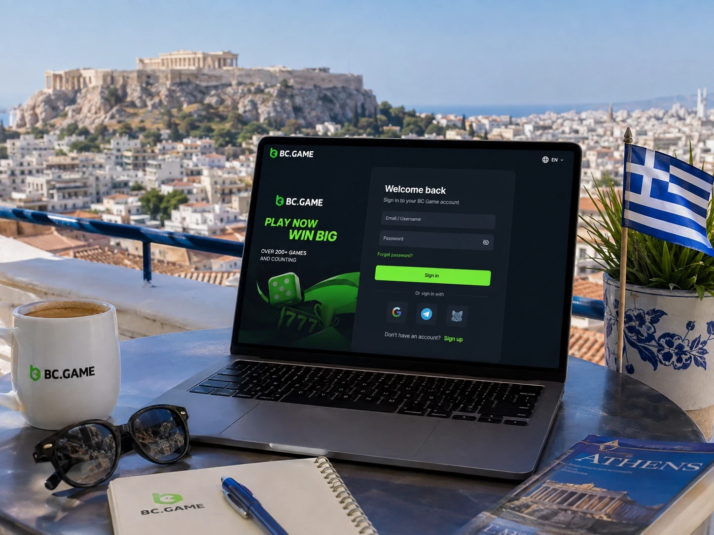 BC Game Greece secure account login
